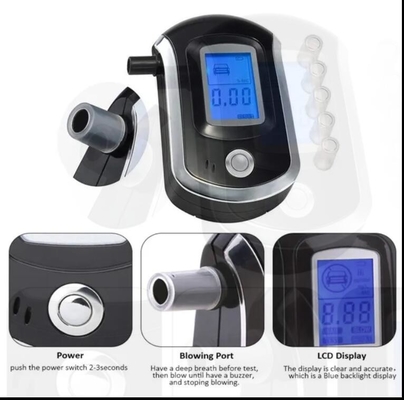 AT6000 Mini Digital LCD Screen Respirador Tester Alcool Respirador fornecedor