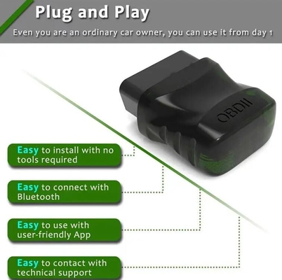 ELM327 V1.5 Bluetooth Code Reader OBD2 Scanner para ferramentas de diagnóstico iOS/Android fornecedor