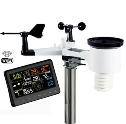WH2900 Estação meteorológica profissional com conexão WIFI, medidor de temperatura, umidade e velocidade do vento fornecedor