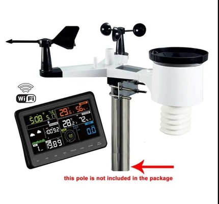 WH2900 Estação meteorológica profissional com conexão WIFI, medidor de temperatura, umidade e velocidade do vento fornecedor