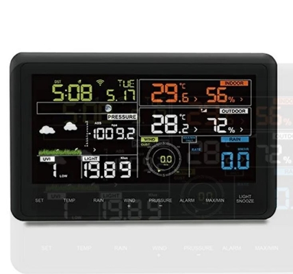WH2900 Estação meteorológica profissional com conexão WIFI, medidor de temperatura, umidade e velocidade do vento fornecedor