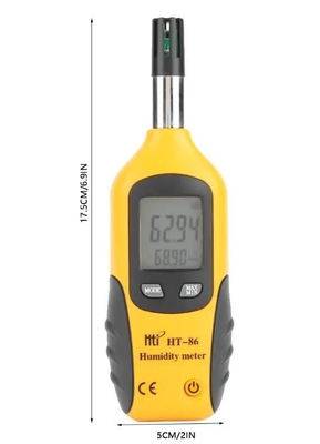 HTI HT-86 Hygrômetro e medidor de temperatura digital portátil 2 em 1 Monitor de ponto de orvalho de lâmpada úmida fornecedor