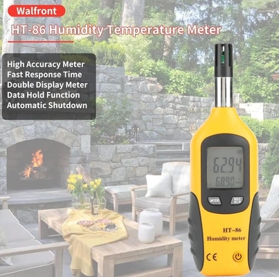HTI HT-86 Hygrômetro e medidor de temperatura digital portátil 2 em 1 Monitor de ponto de orvalho de lâmpada úmida fornecedor