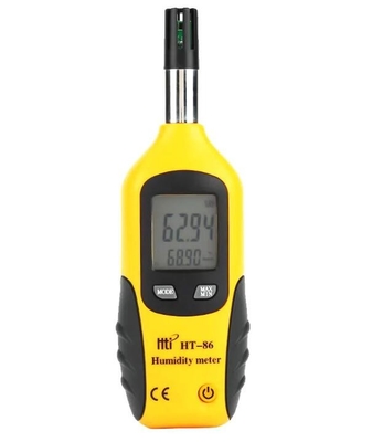 HTI HT-86 Hygrômetro e medidor de temperatura digital portátil 2 em 1 Monitor de ponto de orvalho de lâmpada úmida fornecedor