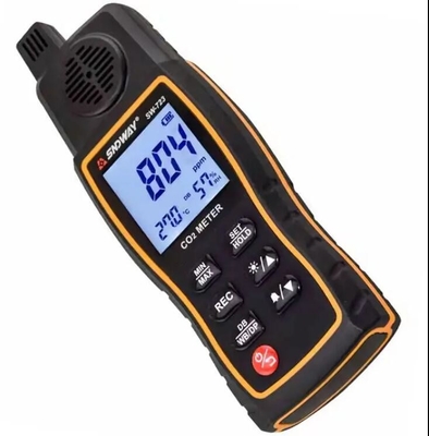 SW-723 CO2 Meter Analisador Digital 3 em 1 Detector de Gás de Dióxido de Carbono Sensor de PPM Profissional de Domicílio Industrial fornecedor