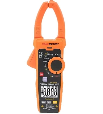 Peak Meter PM2028A 6000 Contos True RMS AC Clamp Meter 1000A AC Corrente de alcance automático digital Multimeter de pinça fornecedor