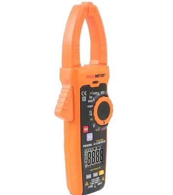 Peak Meter PM2028A 6000 Contos True RMS AC Clamp Meter 1000A AC Corrente de alcance automático digital Multimeter de pinça fornecedor