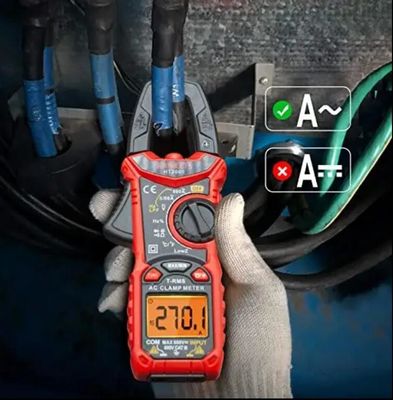 HT206B Medidor de pinça digital de resistência de corrente AC, de tensão e de continuidade de medição fornecedor
