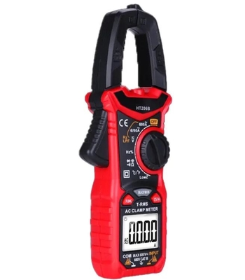 HABOTEST / MAYILON HT-206B Medidores digitais de pinça automática de alcance, medidor de corrente de pinça de corrente alternada de 600A fornecedor