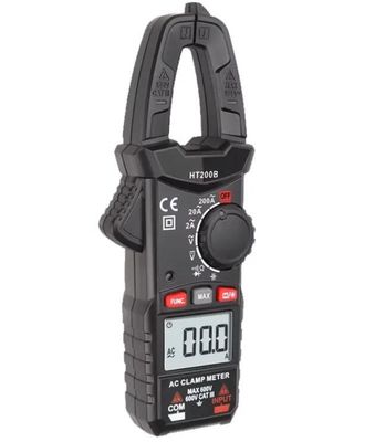 HABOTEST / MAYILON HT-200B Medidor de pinça digital Teste de tensão e corrente Medidor de resistência Multiméter de exibição LCD fornecedor