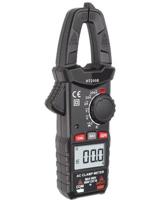HABOTEST / MAYILON HT-200B Medidor de pinça digital Teste de tensão e corrente Medidor de resistência Multiméter de exibição LCD fornecedor
