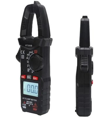 HABOTEST / MAYILON HT-200B Medidor de pinça digital Teste de tensão e corrente Medidor de resistência Multiméter de exibição LCD fornecedor