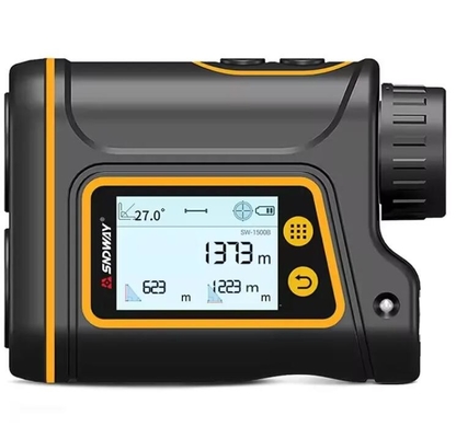 SW-1500B Touch Screen Digital Golf Laser Rangefinder 1500m Telescópio de Caça Rangefinder Distância Meter fornecedor