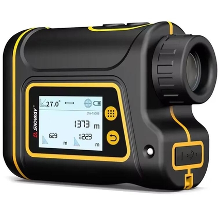 SW-1500B Touch Screen Digital Golf Laser Rangefinder 1500m Telescópio de Caça Rangefinder Distância Meter fornecedor