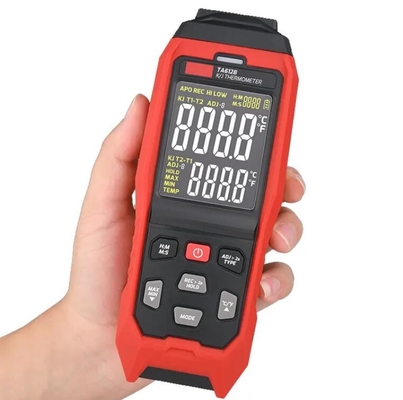 TA612B/C 2/4 canais K/J Tipo termômetro de termopares -200~1372 C -328~2501 F LCD Temperaturométro 5000 Grupos Dados fornecedor