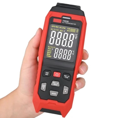TA612B/C 2/4 canais K/J Tipo de termômetro de termopares -200~1372 C/ -328~2501 F LCD Temperatura Métrica 5000 Grupos Armazenamento de dados fornecedor