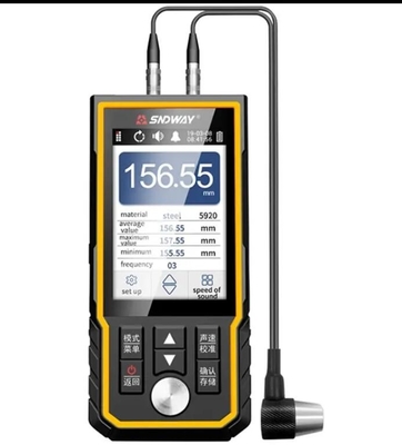 SW-6520 Medidor de espessura por ultra-som Vidro plástico Cerâmica Metal Placa de aço de aço inoxidável Teste de espessura da parede do tubo fornecedor