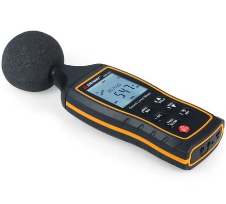 SW-524 Medidor de ruído digital profissional de alta precisão de mão Medidor de nível de ruído de grau industrial 30 ~ 130 dBA fornecedor