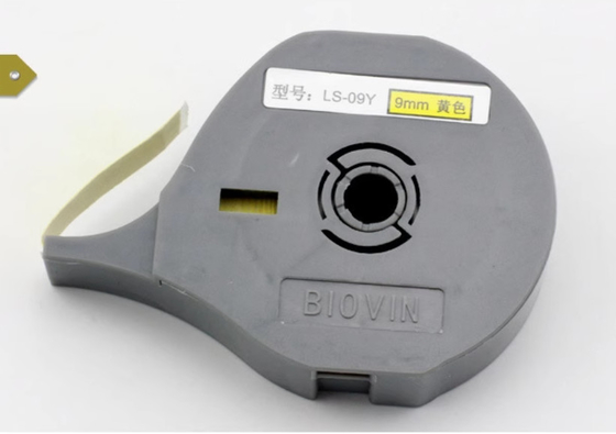 LS-06Y fita adesiva de etiqueta de 6 mm para Biovin S600 S650 S680 S690 S700 Máquina de escrita eletrônica, impressora de identificação por cabo, marcador de fio fornecedor