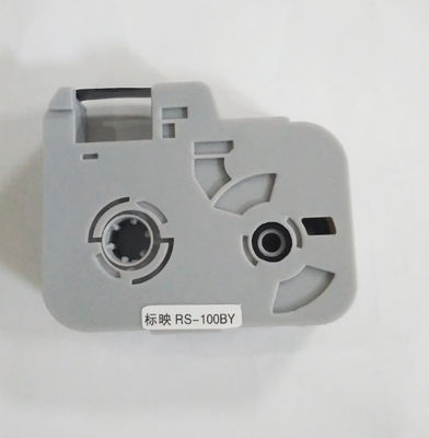 Cassete de fita de etiqueta RS-100BY para Máquina de Rotulagem Eletrônica Biovin, Impressora de Identificação de Cabos, Marcador de Fios fornecedor