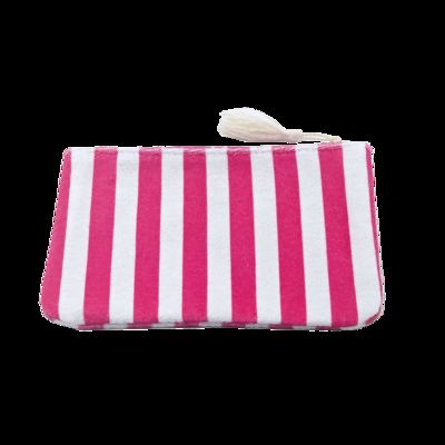 CR-181 Women's Fashionable PU Leather Toiletry Bag Custom Logo Zipper Organizer Travel Cosmetic Makeup Portable Pebbled Leather Pouch fornecedor