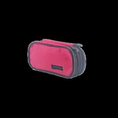 CR-088 Makeup Bag Private Label Portable Cosmetic Pouch Zipper Closure Fashionable Travel Organizer Case fornecedor