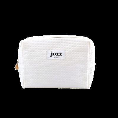 CR-003 Travel Leather Case Custom Small Cosmetic Bag with Zipper Closure Fashion Style Pink Makeup Bag fornecedor