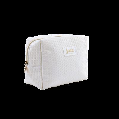 CR-003 Travel Leather Case Custom Small Cosmetic Bag with Zipper Closure Fashion Style Pink Makeup Bag fornecedor
