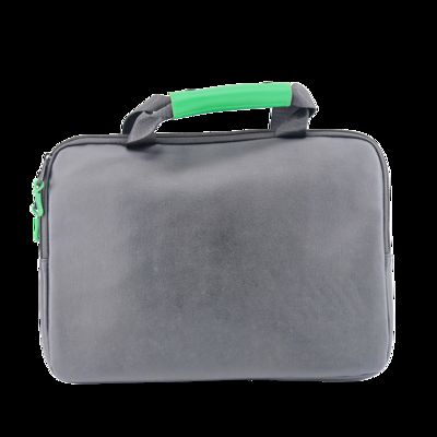 CR-124 Bolsa de ombro de lona com alça de corda, bolsa de praia, estampa tropical de palmeiras, fecho de zíper, bolsas grandes cinza fornecedor