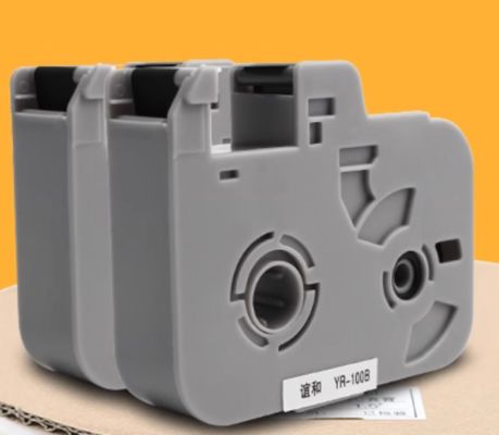 fita de etiqueta preta para YP500 600 máquina de escrita eletrônica, impressora de identificação por cabo, Wire Marker fornecedor