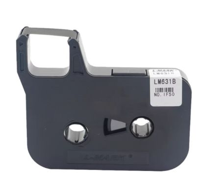 Cassete de fita de impressora preta LM631B para Máquina de Rotulagem Eletrônica L MARK fornecedor