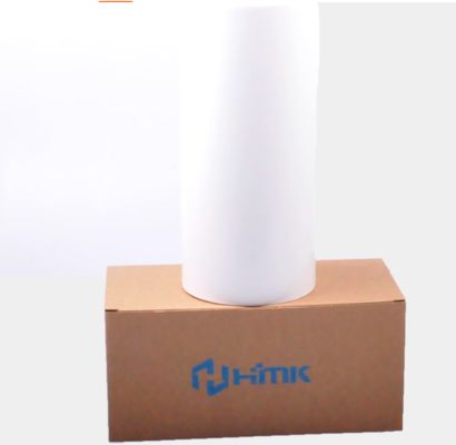 Rolo de etiqueta adesiva de PVC branco de 300 mm x 15 m para impressão de identificação HMK fornecedor