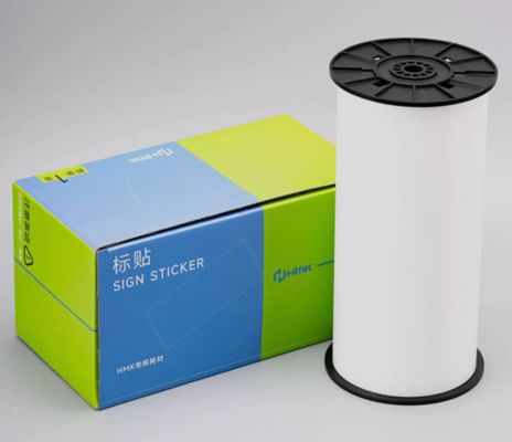 White Print label tape Sticker SR-305BL 250mmx19m Sign Sticker Wide Format Logo fornecedor