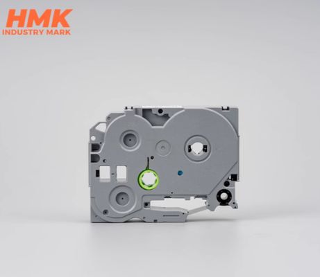HMTZE-221 9mmX8m White label tape cassette For Brother label printer Black on White fornecedor