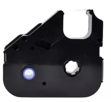 HM-LB-12BI LB C-100 C-200 C-210 white printer ribbon cassette Electronic Lettering Machine label printer 100m fornecedor