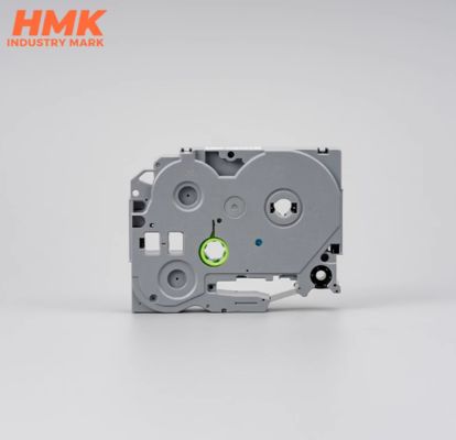 HMTZE-24 18mmX8M White label tape cassette For Brother label printer Black on White fornecedor