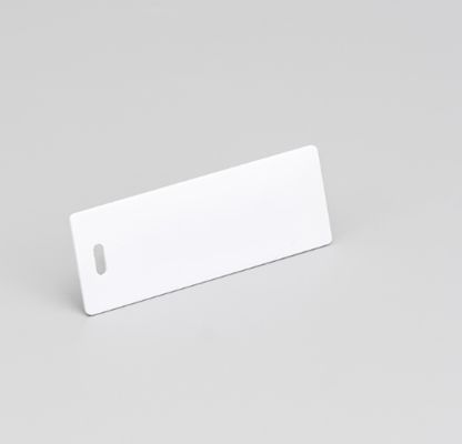 Etiqueta de furo único PVC 25mmx70mm HMK SR-2570P branco fornecedor