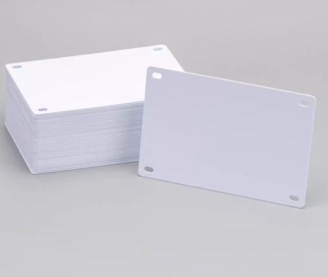 45mmx70mm PVC Four hole label HMK SR-80120PF fornecedor