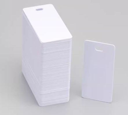 32mmx68mm PVC Single hole label HMK SR-3268P white fornecedor