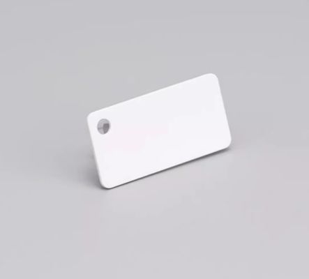 25mmx50mm PVC Single hole label HMK SR-2550P white fornecedor