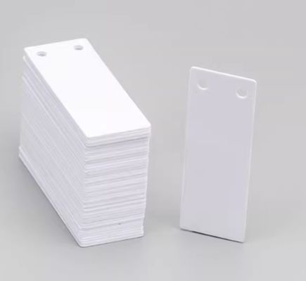 25mmx70mm PVC Double hole label white SR-2570PD fornecedor