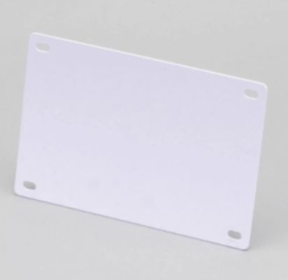 SG509008 50mmx90mm pvc Long side four hole hanging tag white fornecedor