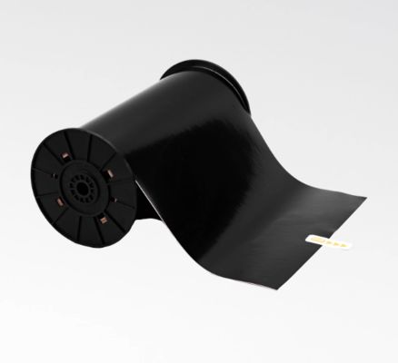 Black Print label tape WYRB-260BK 26.5cm*20m Sign Sticker Wide Format Logo fornecedor