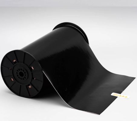 Fita de etiqueta de impressão preta HMK 300mmx15m Adesivo de sinalização Formato largo Logotipo fornecedor