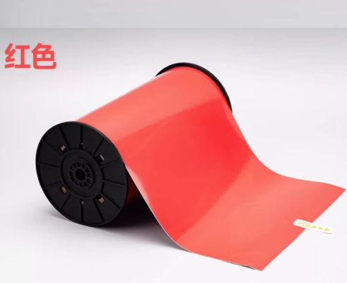 Red Print label tape  BLK-260R 260mmx19m Sign Sticker Wide Format Logo fornecedor