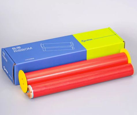 Red Print label tape HMK BRK-280R 280mm*76m Sign Sticker Wide Format Logo fornecedor