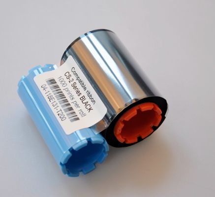 Comatible Ribbon Roll CS-2 Series Black 1000 prints per roll HMK SR-70B 80mm Industrial standard ribbon fornecedor