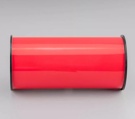 Fita de etiqueta de impressão vermelha HMK SR-FK-265R 26,5cm*10m Adesivo de sinalização Formato largo Logotipo fornecedor