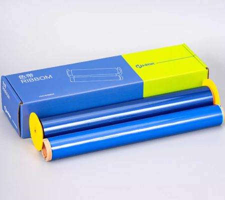 Blue Print label tape HMK SR-202BL 22cm*100m Sign Sticker Wide Format Logo Tube printer fornecedor