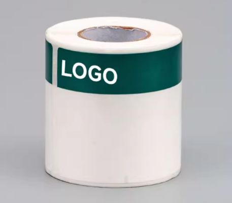 HMKGE50-90B-150(427)/H White heat transfer printing label tape sticker 50mmx90mm fornecedor